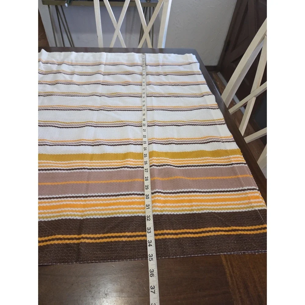 vintage 1970s sheer net curtain from Everlon Fabrics Corp, 2 Panels, Mod, Boho,